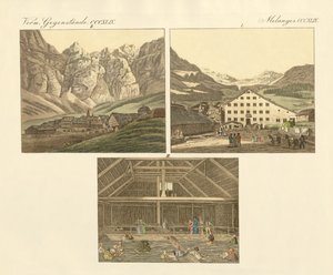Il bagno di Leuker nel Canton Vallese da German School
