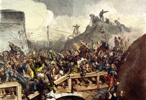 Le truppe francesi sconfitte alla battaglia di Sedan, 1 settembre 1870