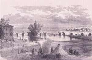La difesa di Parigi - distruzione del ponte Jonville-sur-Marne da German School