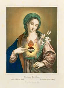 Il sacro cuore di Maria, 1850