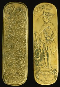 Scatola di tabacco raffigurante Federico II e le sue vittorie