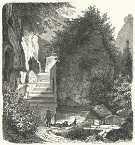 Tomba del poeta romano Virgilio, Posillipo, Napoli da German School