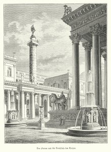 Colonna e Foro di Traiano, Roma da German School