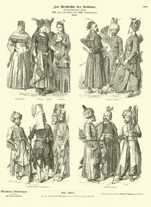 Costumi turchi, XVII e prima metà del XVIII secolo da German School