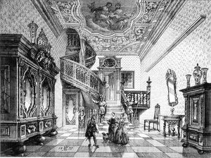 Vestibolo in una Casa di Borghese da German School