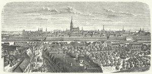 Vienna a metà del XVII secolo da German School