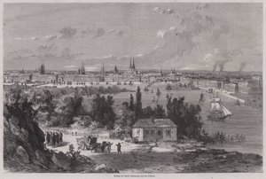 Veduta di Bordeaux, Francia da German School