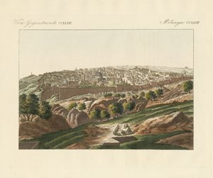 Veduta di Gerusalemme da German School