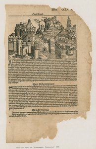 Veduta di Londra, 1493. Dal Nuremberg Chronicle