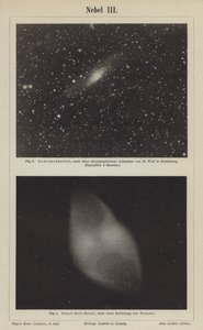 Vedute della Nebulosa di Andromeda e della Nebulosa Manubrio da German School