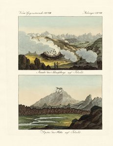Vedute delle montagne di zolfo in Islanda