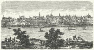 Varsavia nel XVII secolo da German School