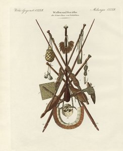 Armi e utensili domestici degli abitanti di Nakuhiwa