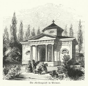 Weimarer Fürstengruft, cappella funeraria dei Duchi di Saxe-Wemar-Eisenach e luogo delle tombe degli autori tedeschi Johann Wolfgang Goethe e Friedrich Schiller