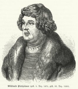 Willibald Pirckheimer, avvocato, autore e umanista rinascimentale tedesco, amico di Albrecht Durer da German School