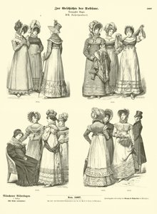 Costume femminile, XIX secolo da German School