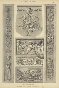 XVIII secolo, ornamenti plastici e dipinti da German School