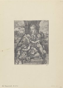 Maria con Bambino e il giovane Giovanni Battista da Gerolamo Imperiale
