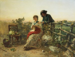 In tempo di pace, di Gerolamo Induno, circa 1880 da Gerolamo Induno