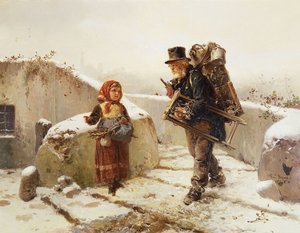 Il Venditore Ambulante da Gerolamo Induno
