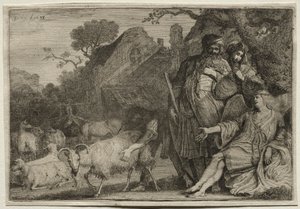 Un angelo predice la nascita del figlio di Abramo da Gerrit Claesz. Bleker