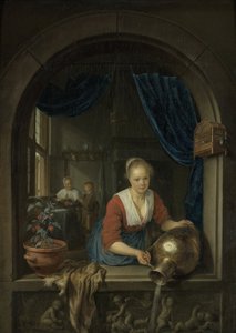 La serva alla finestra da Gerrit Dou