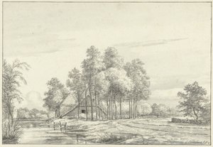 Veduta presso Oudewater da Gerrit Lamberts