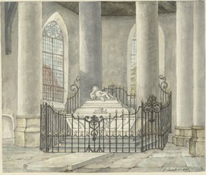 Monumento funebre di Catharina Alida van der Dussen, in una chiesa a Culemborg da Gerrit Lamberts