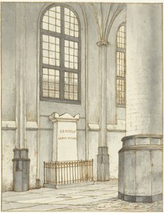 Monumento funebre di J.M. Kemper, nella chiesa di San Pietro a Leida da Gerrit Lamberts