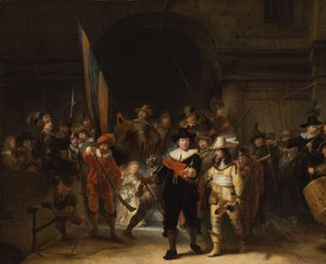 Copia della Ronda di notte (La compagnia del capitano Frans Banning Cocq e del tenente Willem van Ruytenburch, conosciuta come 