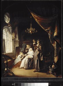 La donna idropica da Gerrit Dou