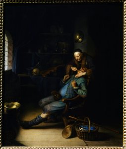 Il cavadenti da Gerrit Dou