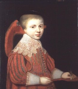 Ritratto del Principe di Nassau che gioca a volano
