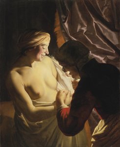 La caccia alle pulci, c. 1620