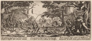 I Contadini si Vendicano da Gerrit van Schagen after Jacques Callot