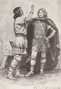 Illustrazione per La Storia di Hereward, Il Campione d