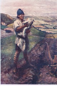 "In un solco nel campo il contadino ti trovò", Storie dalla Regina delle Fate pubblicate da George Harrap and Company da Gertrude E. Demain (after) Hammond