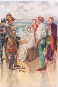 Il giudizio di Artegall, Storie dalla Faerie Queen pubblicate da George Harrap and Company da Gertrude E. Demain (after) Hammond