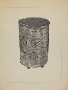 Bicchiere di peltro, c. 1936 da Gertrude Lemberg