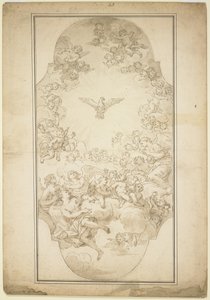 Lo Spirito Santo, 1680s da Giacinto Brandi