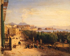 Riviera di Chiaia a Napoli da Giacinto Gigante