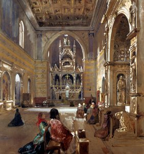 Interno della Chiesa di San Giovanni a Carbonara da Giacinto Gigante