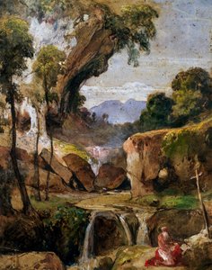 Paesaggio con San Girolamo da Giacinto Gigante