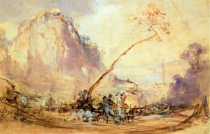 Paesaggio di Sorrento, ca 1848 da Giacinto Gigante