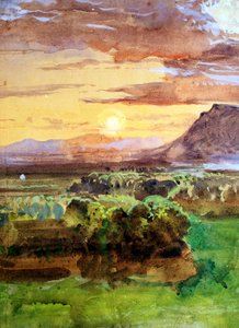 Tramonto a Caserta