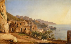 Veduta di Amalfi dalla Grotta dei Cappuccini
