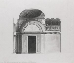 Progetto di mobile per il Duca di Serracapriola a Pietroburgo da Giacomo Antonio Domenico Quarenghi