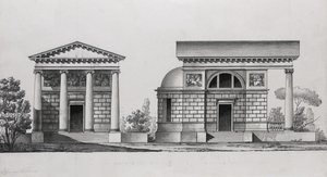 Progetto di chiesa per la famiglia Tutomlin da Giacomo Antonio Domenico Quarenghi