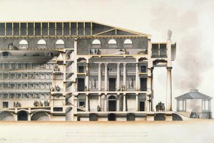 Il Teatro Imperiale Bolshoi Kamenny di San Pietroburgo, inizio XIX secolo da Giacomo Antonio Domenico Quarenghi