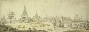 Vista di Kolomenskoye, 1795 da Giacomo Antonio Domenico Quarenghi
